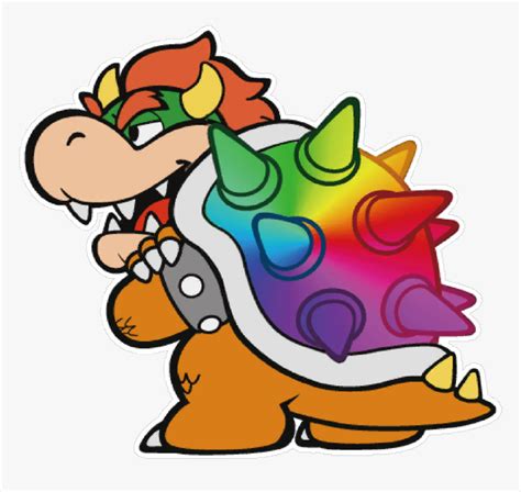 Paper Mario Color Splash Bowser, HD Png Download , Transparent Png Image - PNGitem