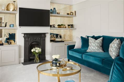 15 Living Rooms That Boast a Teal Color