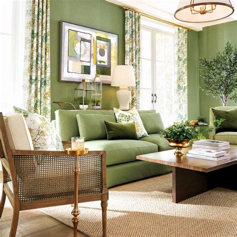 Green Couch Decor, Green Couch Living Room, Blue And Green Living Room, Green Decor, Bedroom ...