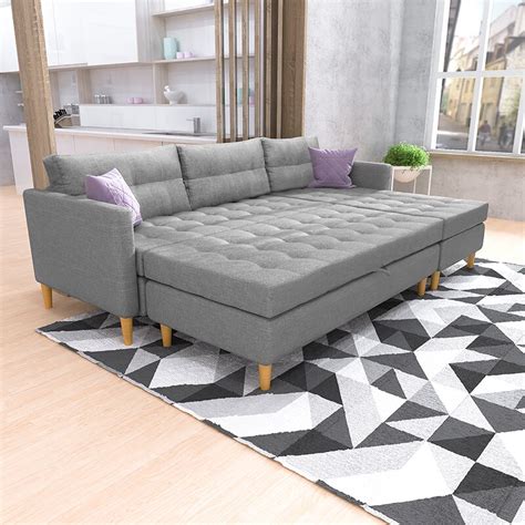 Selsey Living Copenhagen Reversible Modular Corner Sofa Bed & Reviews | Wayfair.co.uk