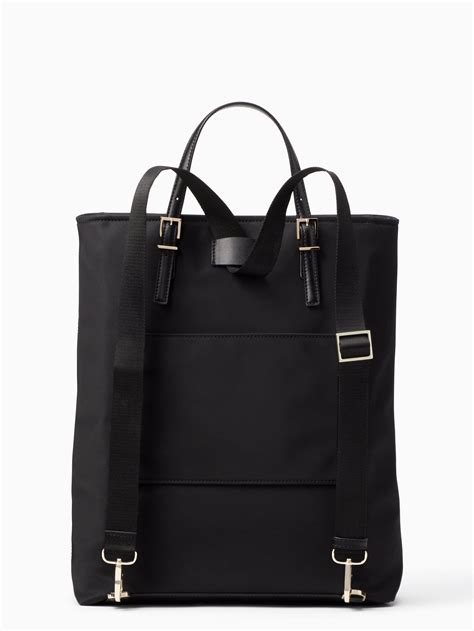 Lyst - Kate Spade Convertible Backpack Laptop Bag in Black