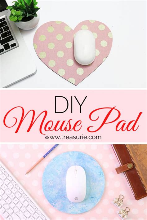 DIY Mouse Pad, How to Make a Mouse Pad 2 Styles | TREASURIE