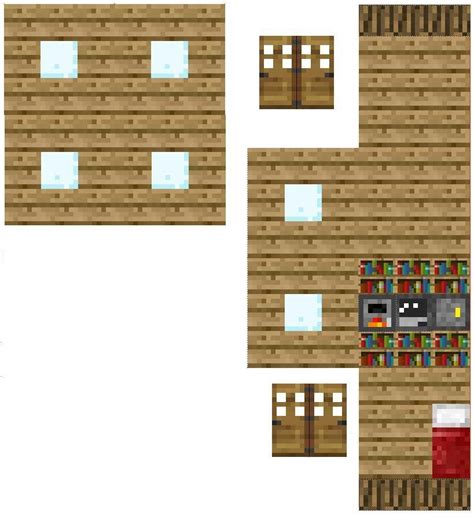 Papercraft house in 2024 | Diy minecraft, Minecraft printables, Minecraft designs