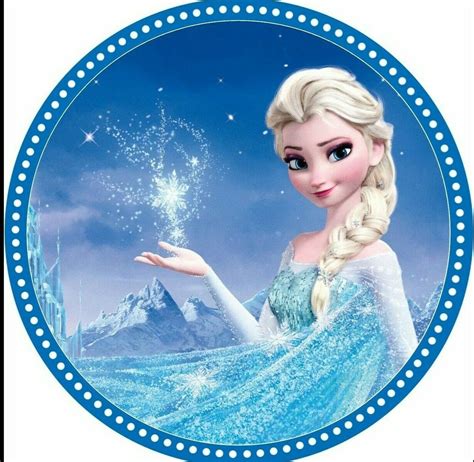 Disney Frozen ELSA 8" icing cake topper (add message)/matching cupcake toppers | eBay