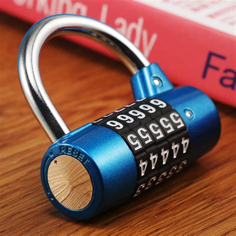 Hot 5Digit Password Safety Lock Zinc Alloy Combination Travel Security Safely Code Lock ...