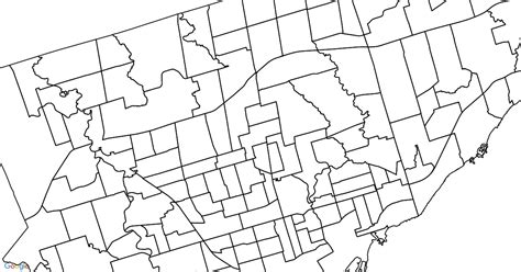 Toronto Neighbourhoods Template : Scribble Maps