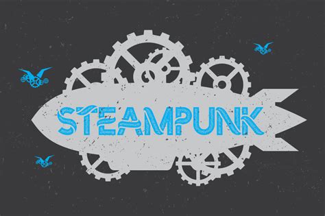 Steampunk font ~ Display Fonts on Creative Market