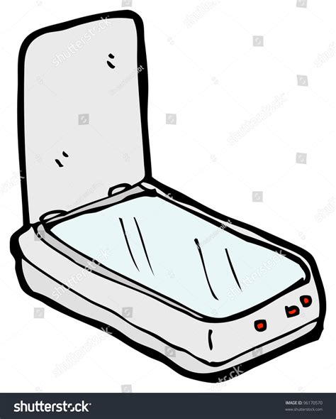 Cartoon Scanner Stock Photo 96170570 : Shutterstock