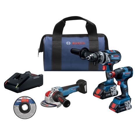 BOSCH, 18 V Volt, 2 Tools, Cordless Combination Kit - 349JL1|GXL18V-224B25/50PCN / 5 WHEELS ...