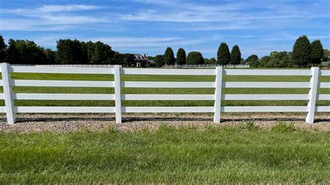 Vinyl Rail Fencing - Classic - Simple - Effective