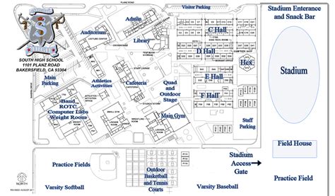 High School Campus Map