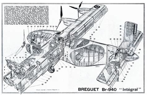 Feast Your Eyes On These Rare Aircraft Cutaway Drawings | Gizmodo Australia