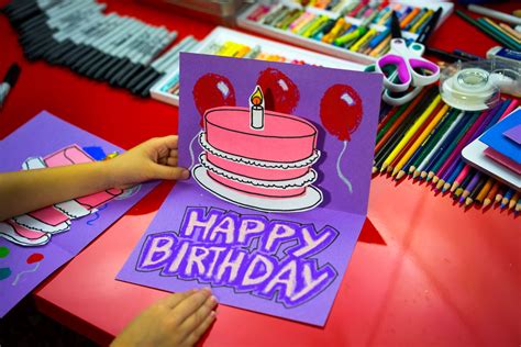 How To Make A Pop-Up Birthday Card - Art For Kids Hub