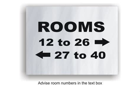 Room number sign BA16169 - National Safety Signs