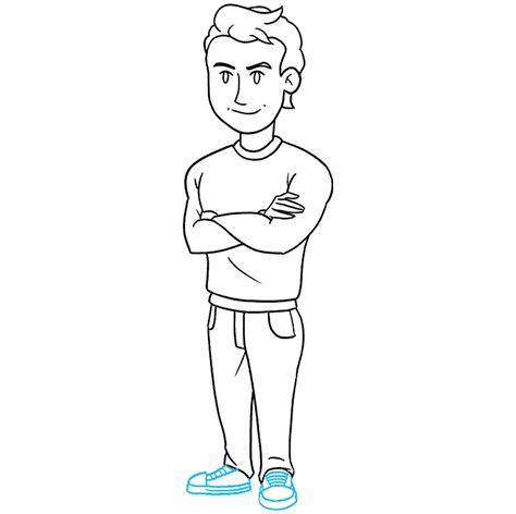 How To Draw A Male Person - Mixnew15