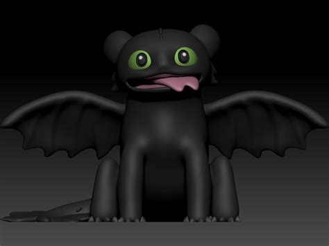 STL file Toothless Nightfury・3D printer design to download・Cults