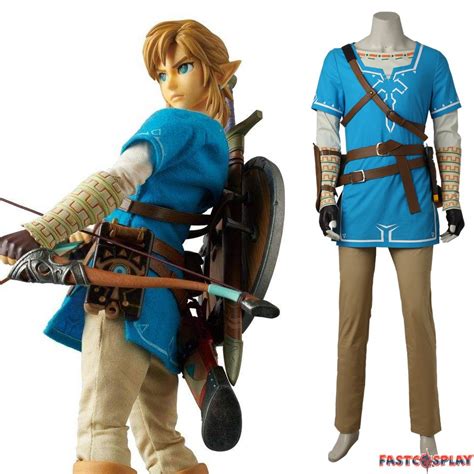 The Legend of Zelda Breath of the Wild Link Cosplay Costume Deluxe