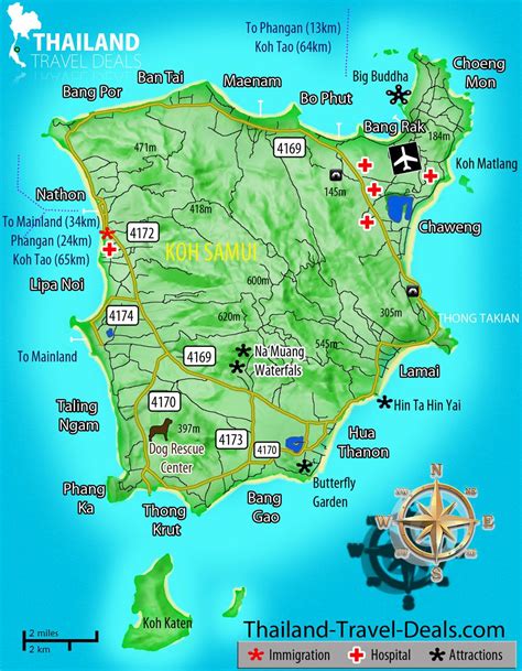 Koh Samui map | Koh samui thailand, Thailand holiday, Samui