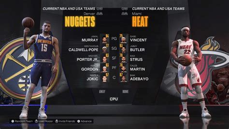 2023 NBA Finals 2K Rosters 2K Ratings Comparison