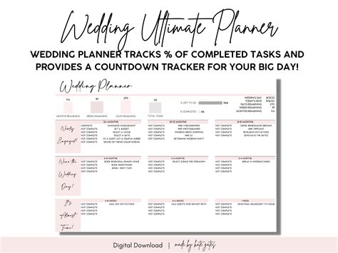 Ultimate Wedding Planning Spreadsheet – Blush My Way