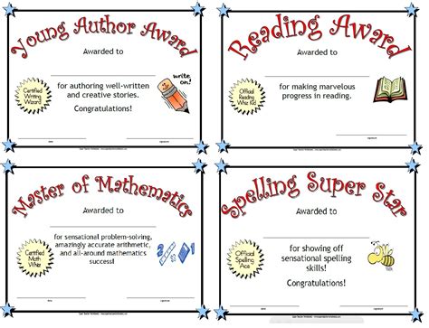 Free Printable Award Certificates For Elementary Students - Free Printable