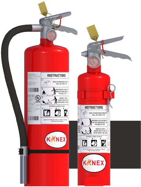 UL Listed Fire Extinguishers | Kanex Fire