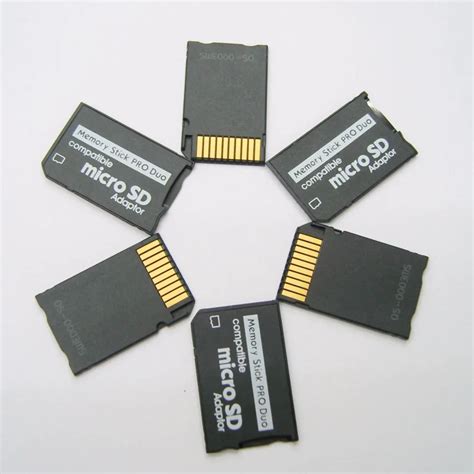 30pcs memory card adapter Micro SD to Memory Stick Pro Duo Adapter For PSP Sopport Class10 micro ...