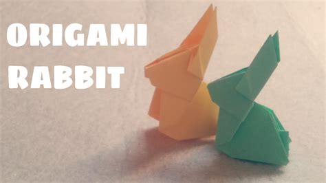 Origami Tutorial Bunny