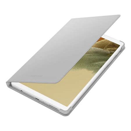 Official Samsung Galaxy Tab A7 Lite Book Cover Case - Silver