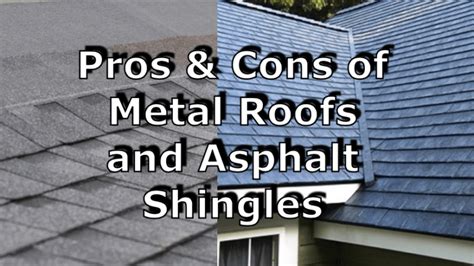 Pros & Cons of Metal Roofs and Asphalt Shingles - Legend Roofs