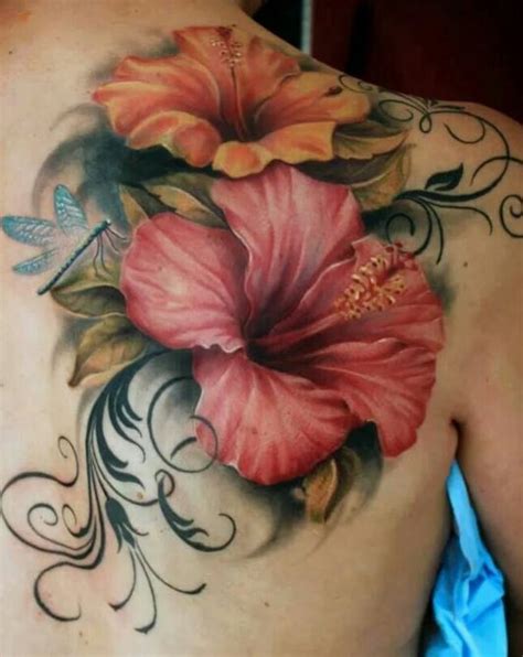 50 Trendy Hibiscus Flower Tattoos – Ideas, Designs & Pictures! – 2000 Daily