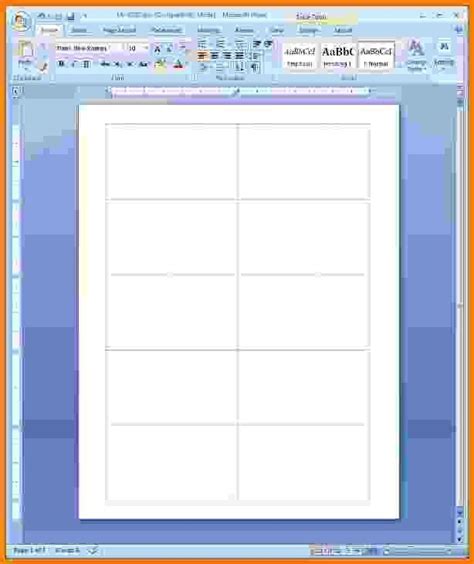 Microsoft Word Business Card Template 8 Blank Business Card Template Word | Free business card ...