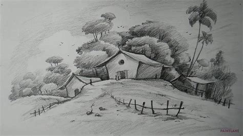 Landscape Pencil Drawing Nature (Page 6) HD wallpaper | Pxfuel