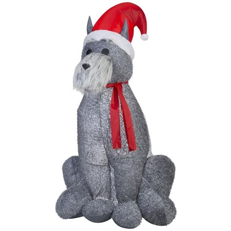 Gemmy 6-ft Lighted Dog Christmas Inflatable at Lowes.com