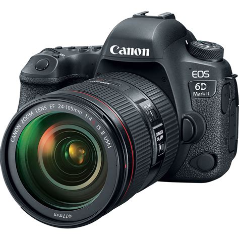 Canon EOS 6D Mark II DSLR Camera with 24-105mm f/4L II 1897C009