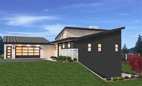 Modern Shed Roof House Plans | Printable Templates Free