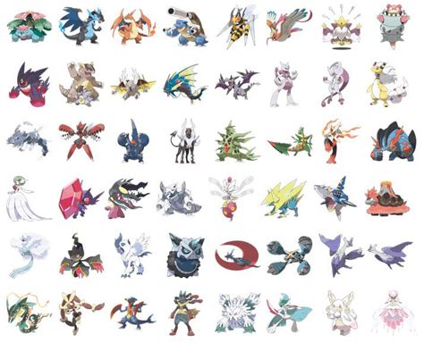 Pokemon Capable of Mega Evolution. : r/TheSilphRoad