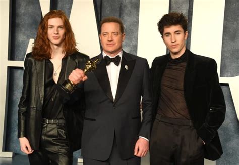 After the Oscars, the web is discussing the appearance of Brendan Fraser's grown-up sons: they ...