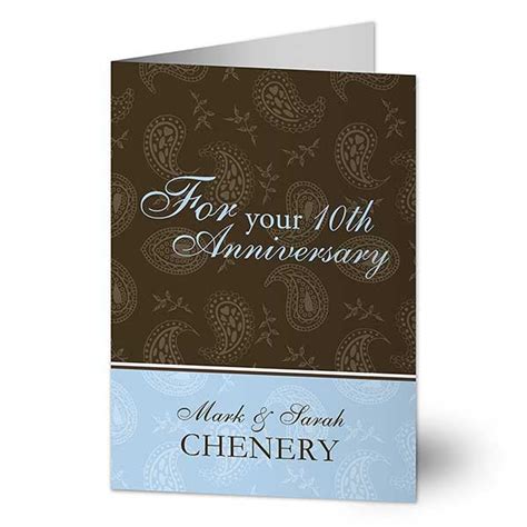 For Your Anniversary Personalized Anniversary Greeting Card