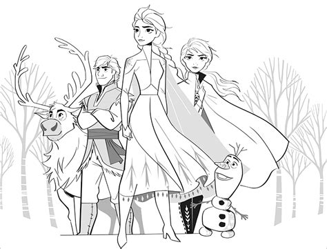 Elsa Coloring Pages for Children