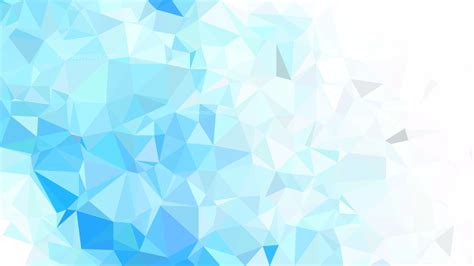 Abstract Blue and White Polygon Background Graphic Design Vector Image