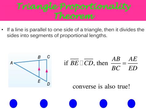 Geometry Proportions In Triangles