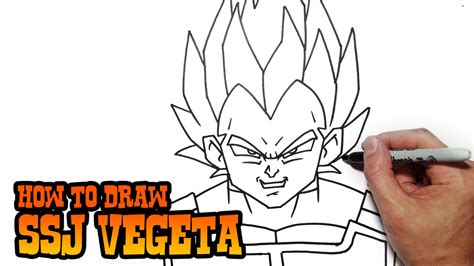 How to Draw SSJ Vegeta- Dragon Ball Z- Video Lesson | Doovi