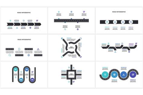 Road Animated Infographics – MasterBundles