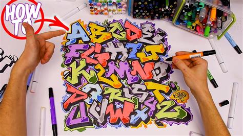 Graffiti Alphabet Letters A Z