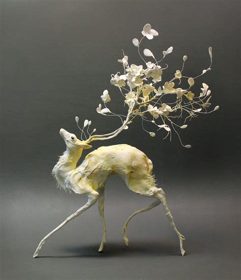 Surrealist Sculptures by Ellen Jewett Merge Plant and Animal Life — Colossal