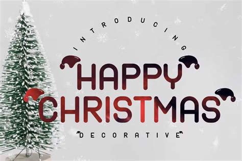 Happy Christmas Font - Dfonts