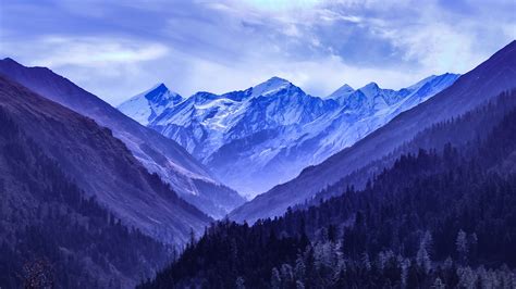 1920x1080 Snowy Blue Mountains 4k Laptop Full HD 1080P ,HD 4k Wallpapers,Images,Backgrounds ...