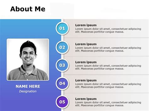 Editable Personal Profile Templates For PowerPoint | SlideUpLift