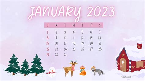 2023 Wallpapers - Printable Template Calendar